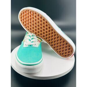 Vans X Sesame Lace Up Sneakers Shoes Sz 2